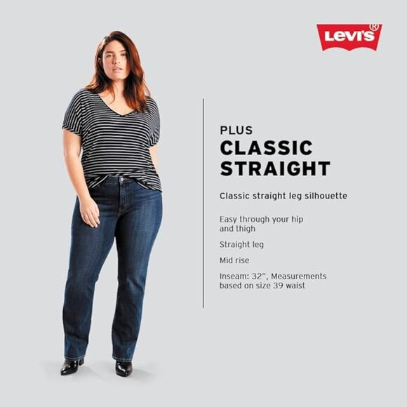 NWOT Levi's Classic Straight Leg Jeans - Picture 4 of 9